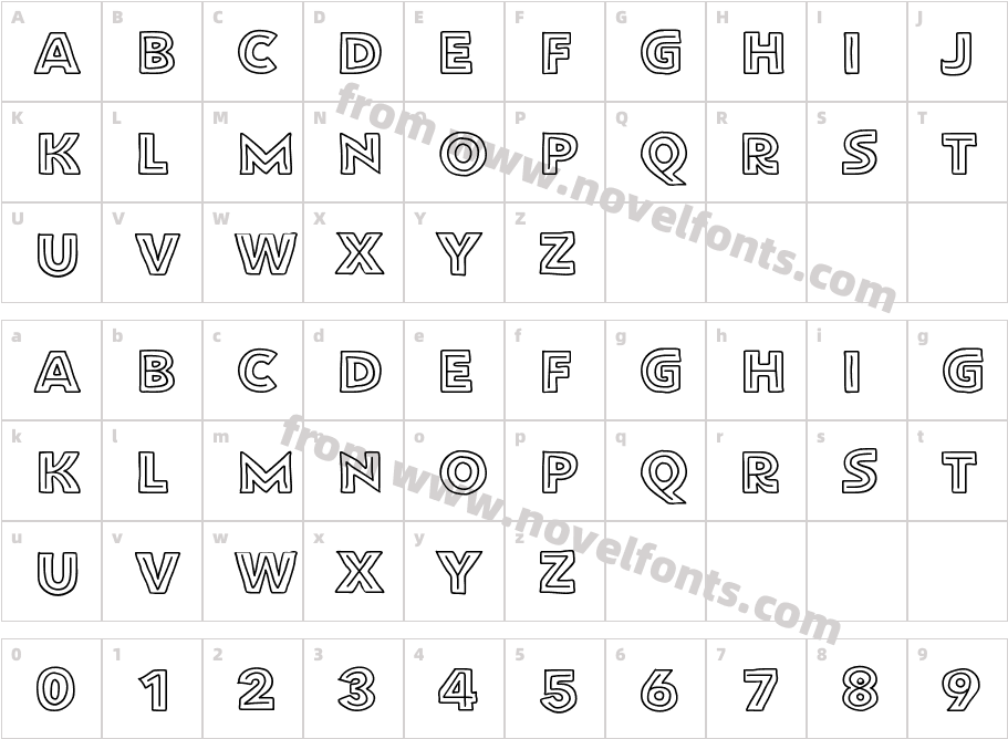 FlatBreadInlineCharacter Map