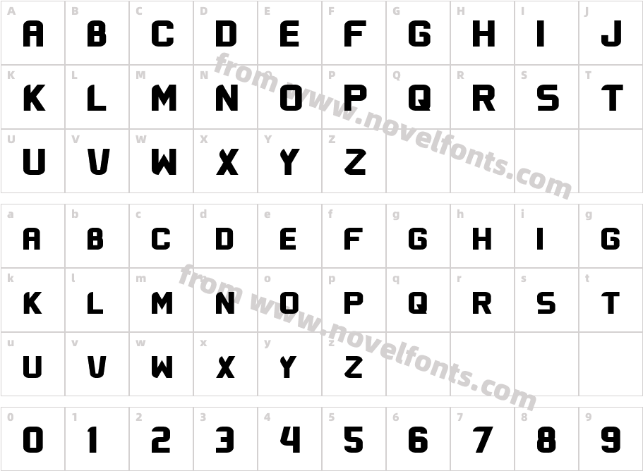 Flatwheat-UprightCharacter Map