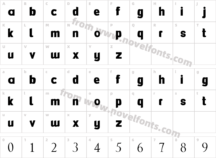 FlexiBendiCharacter Map