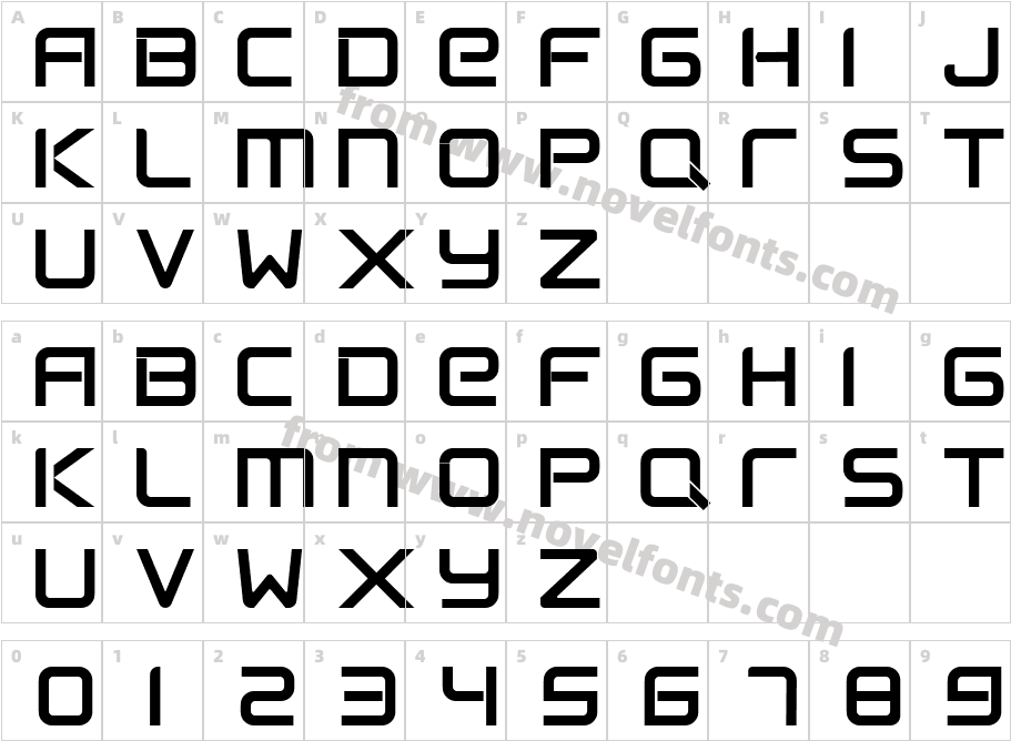 FlexsteelCharacter Map