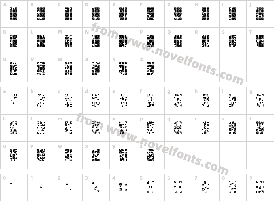 FlickerRandomCharacter Map