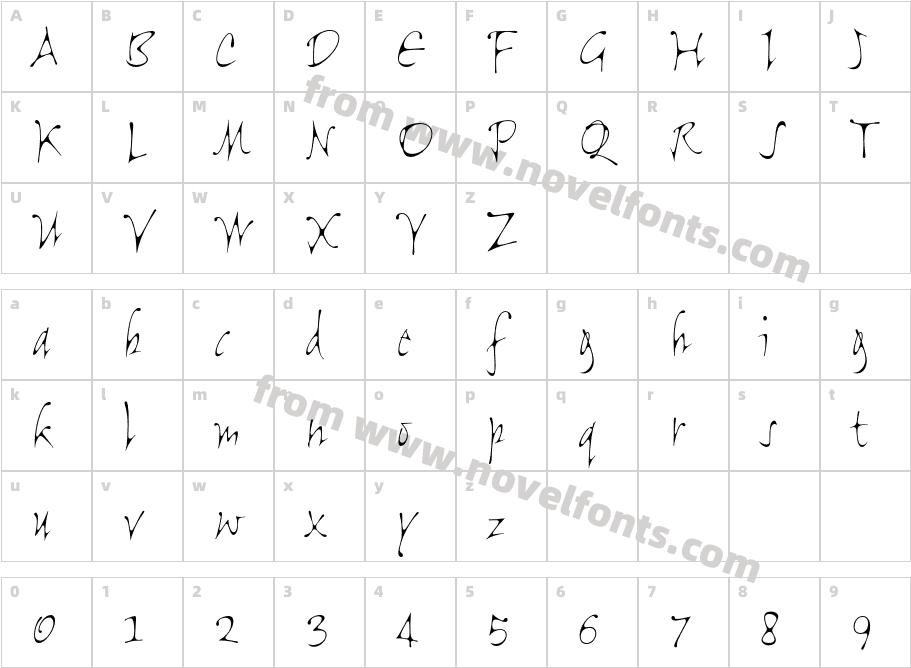 FlightPlainCharacter Map