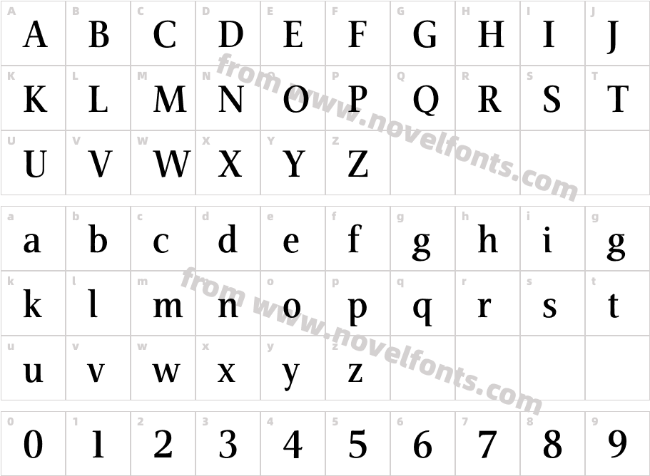 AIVeritas-SemiBoldCharacter Map