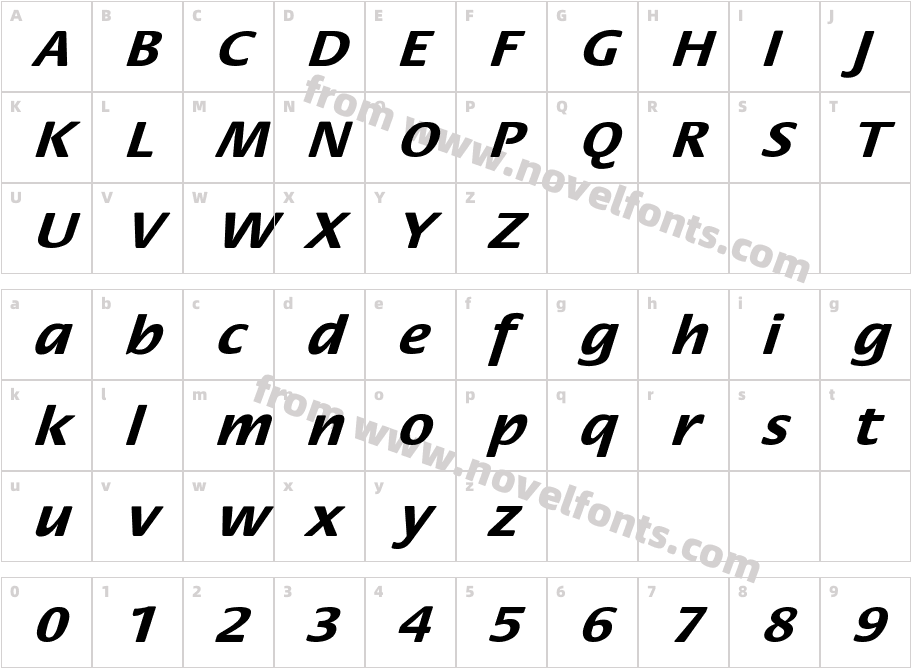 FloraExtObl-BolCharacter Map