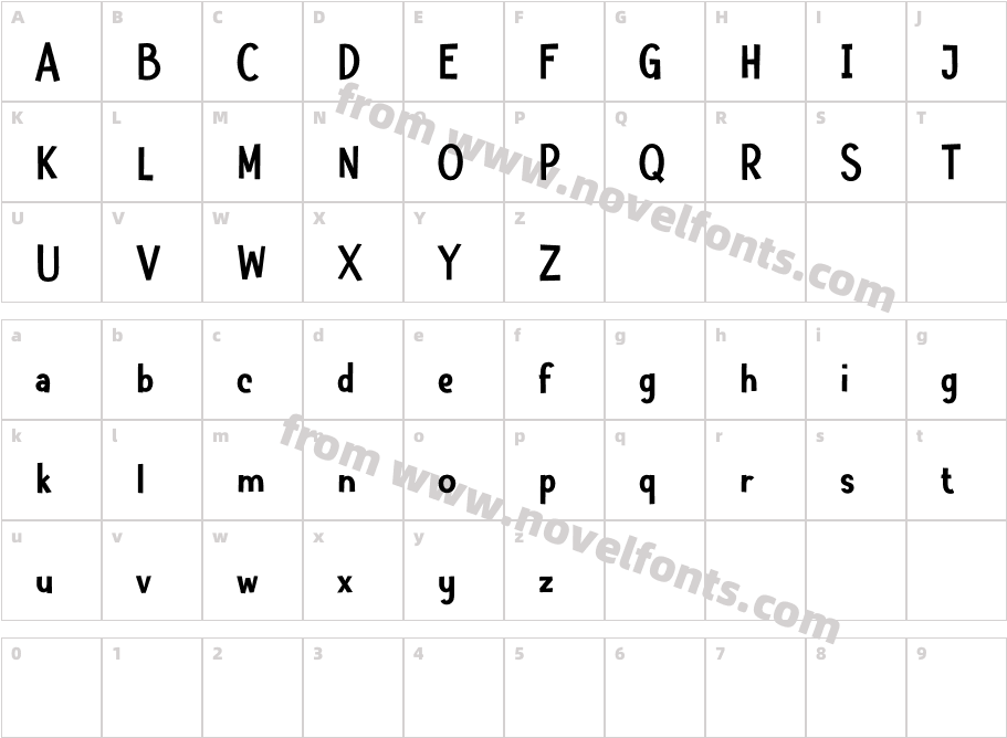 Floral Five DemoCharacter Map