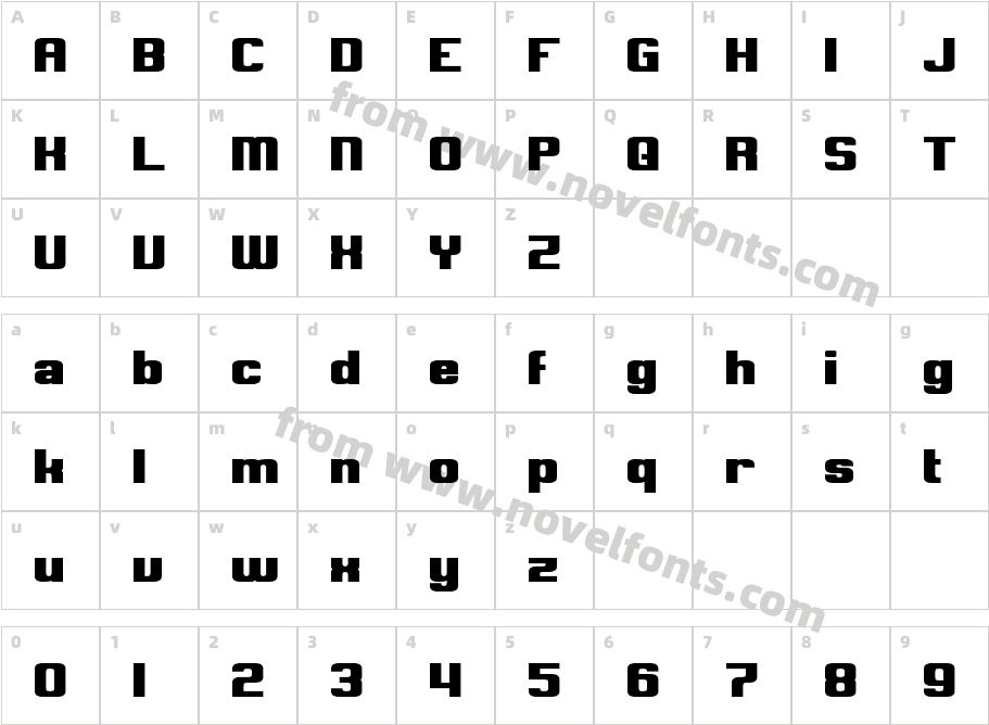 ClarkCharacter Map