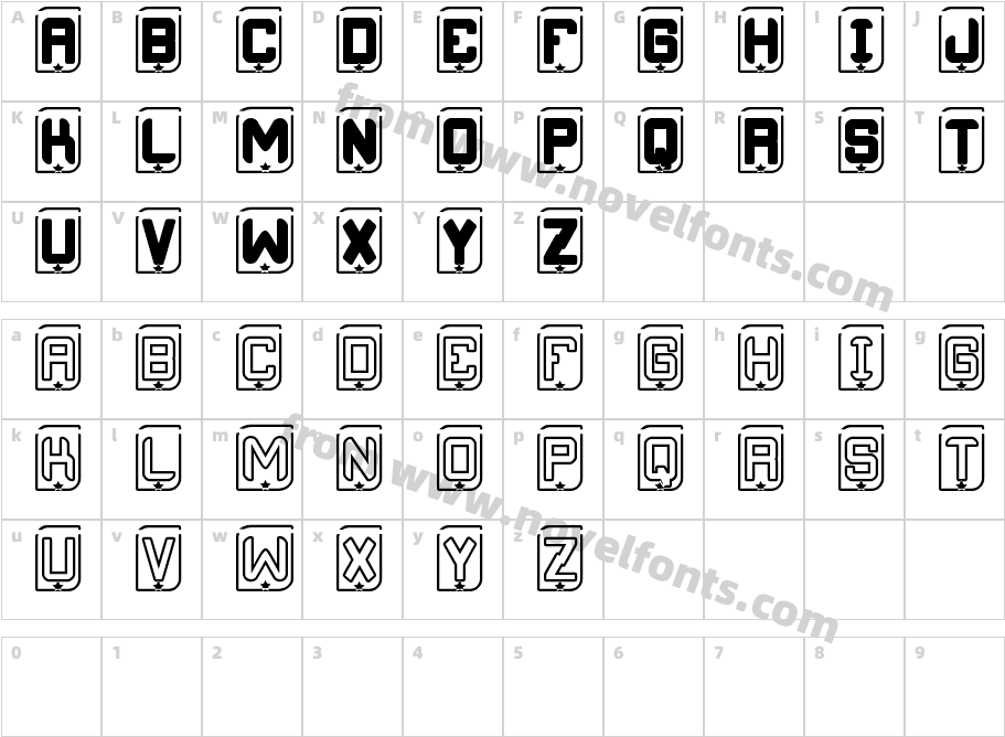 FoOnTaStIcA StCharacter Map