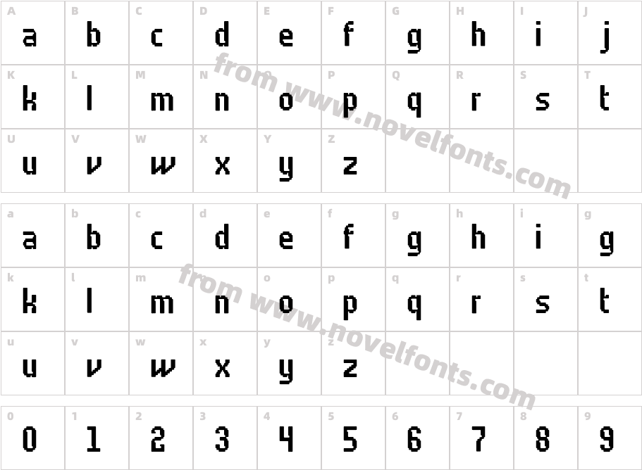 FodorCharacter Map