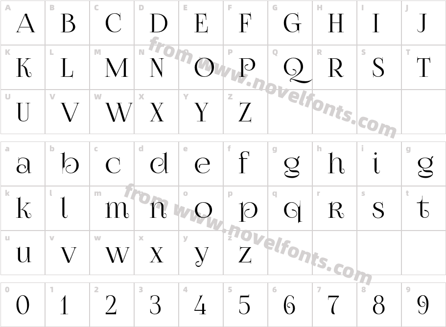 FoglihtenNo07caltCharacter Map