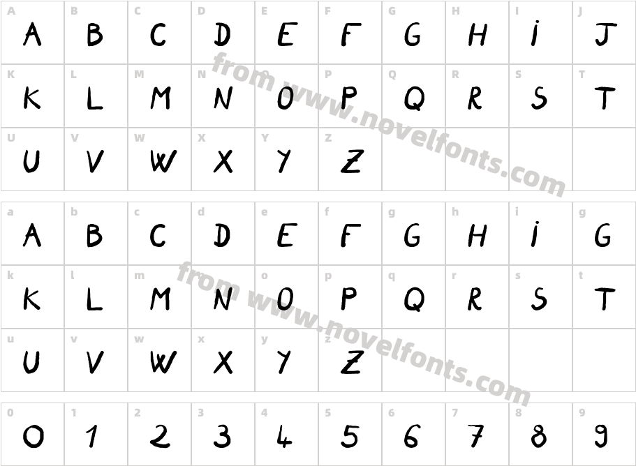 FoieCanapeCharacter Map