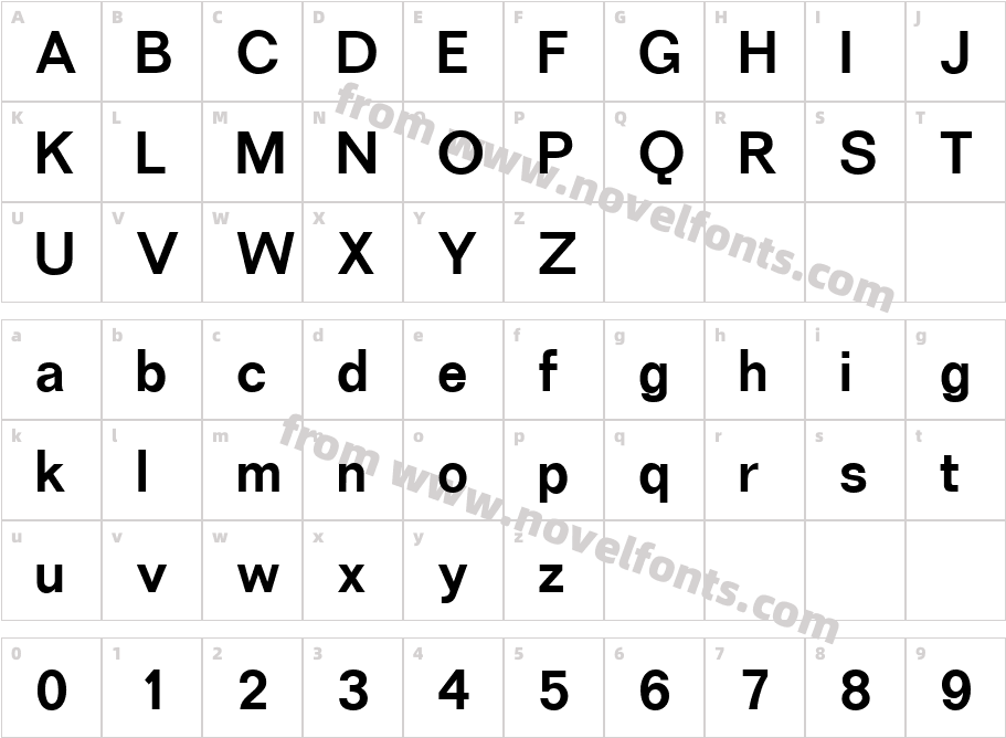 Folio ICGCharacter Map