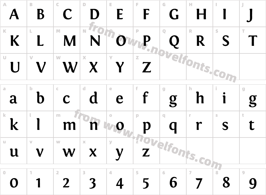 Fontin-BoldCharacter Map