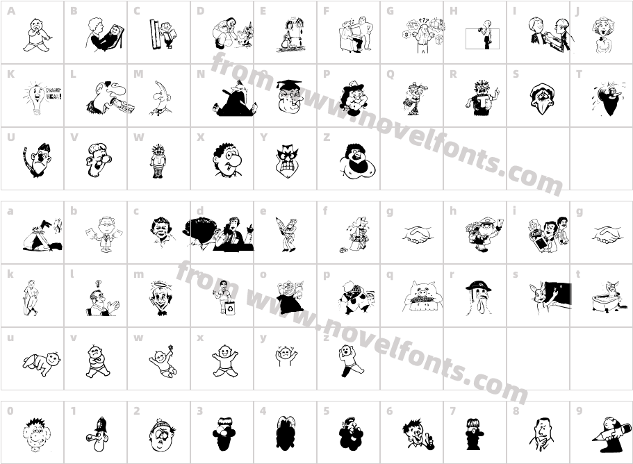 FontoholicsCharacter Map