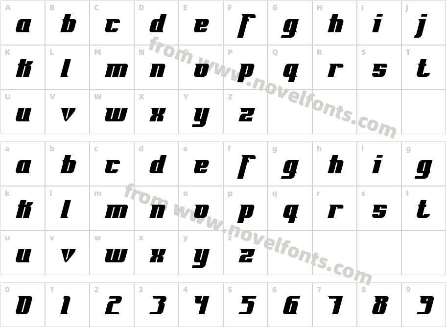 FontovisionCharacter Map