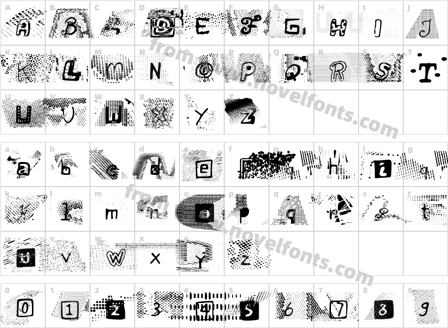 Forbidden ResolutionCharacter Map