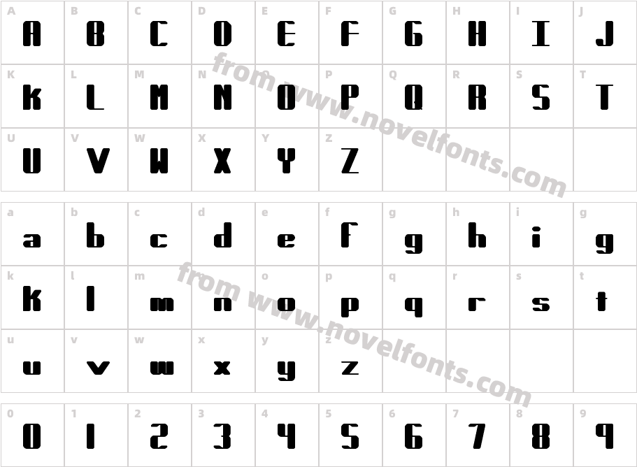 Forcible BRKCharacter Map