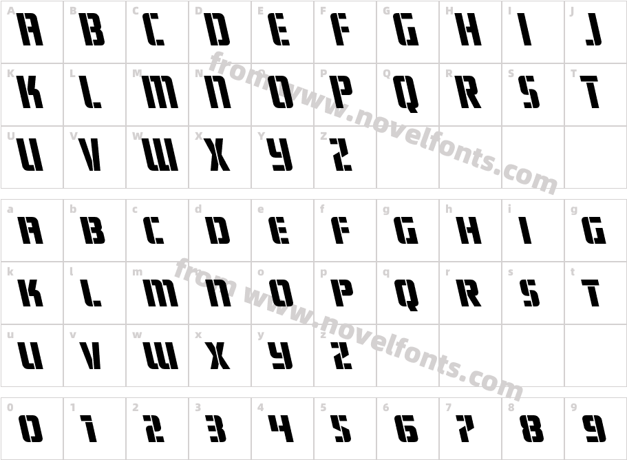 Fortune Soldier LeftalicCharacter Map