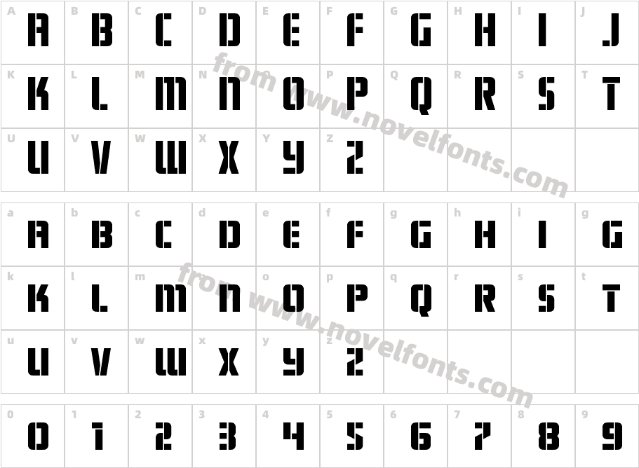 Fortune Soldier TitleCharacter Map