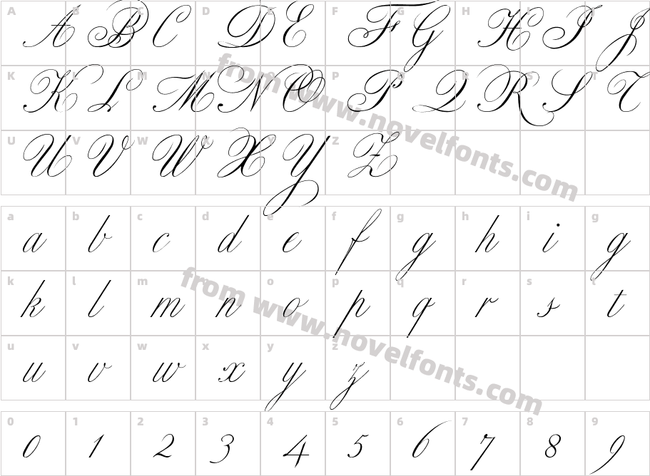 Classica OneCharacter Map