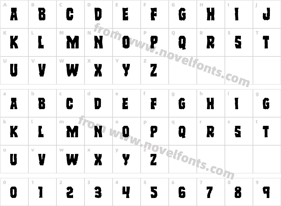 Freakfinder ExpandedCharacter Map