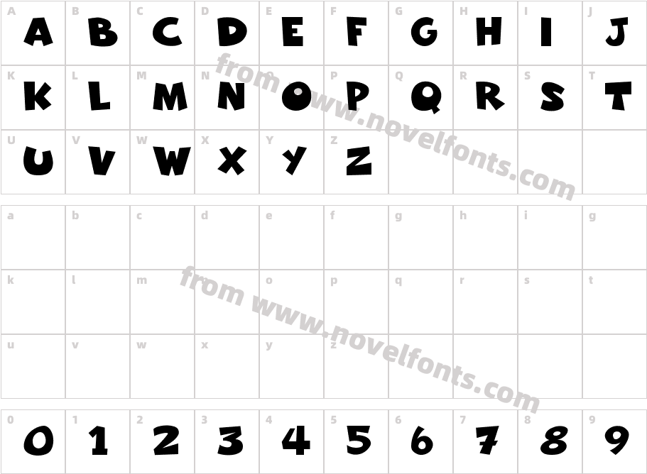 FreakomixCharacter Map