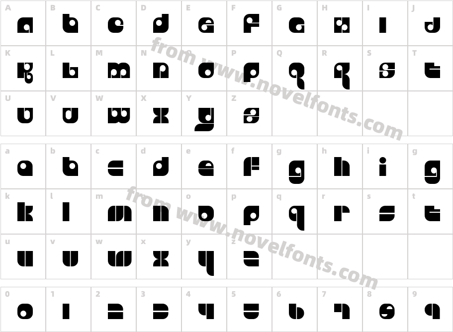 FreestyleCharacter Map