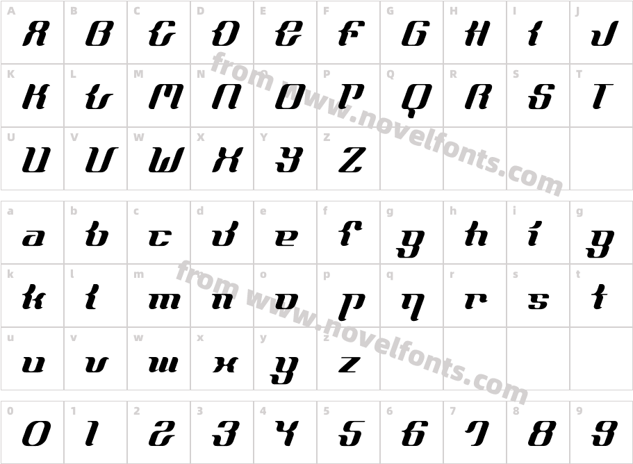 FrenchCurve-ALPCharacter Map