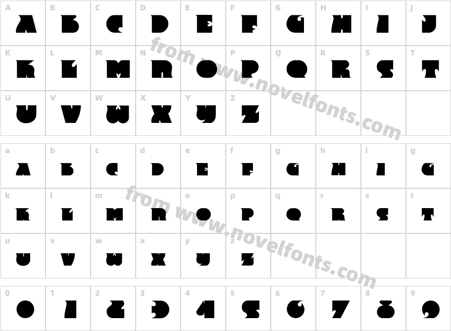 Frency-NormalCharacter Map