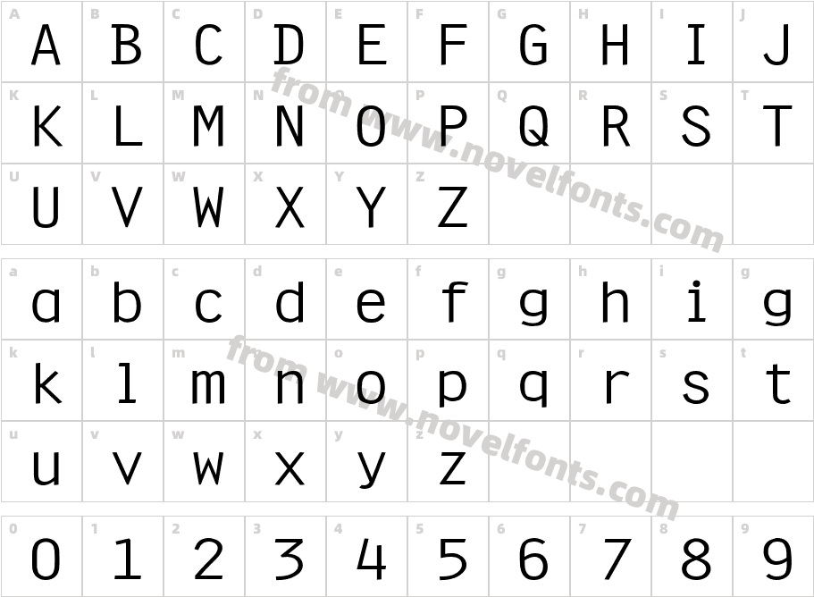 Clean Wide NormalCharacter Map