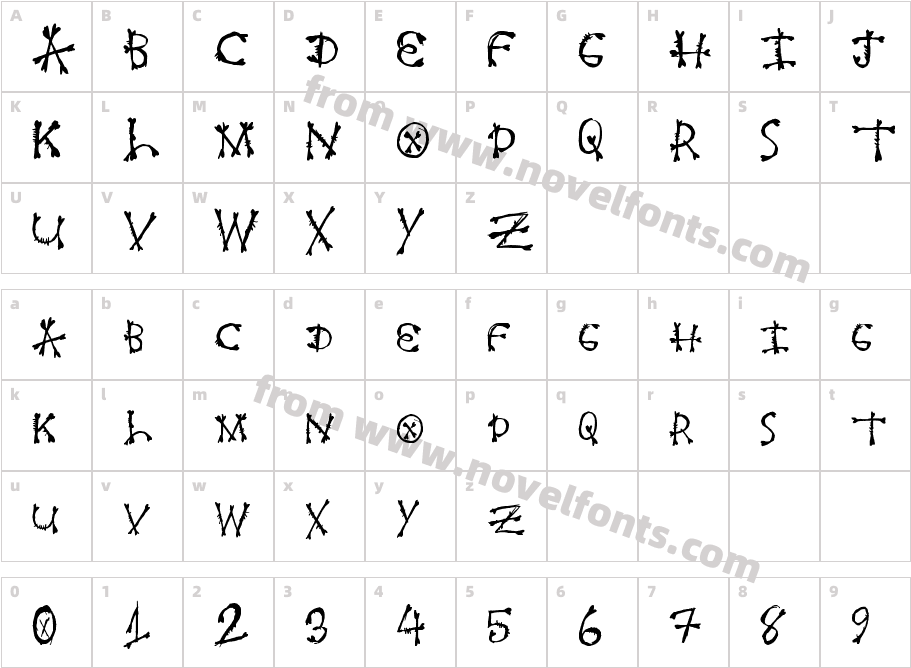 FreshBoneCharacter Map