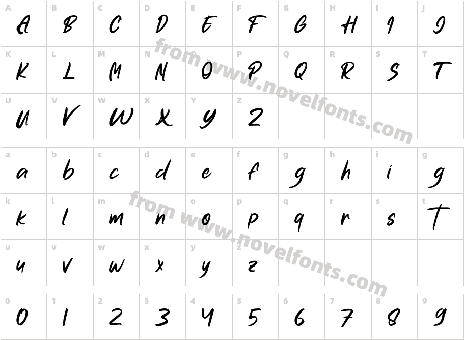 FresniloCharacter Map