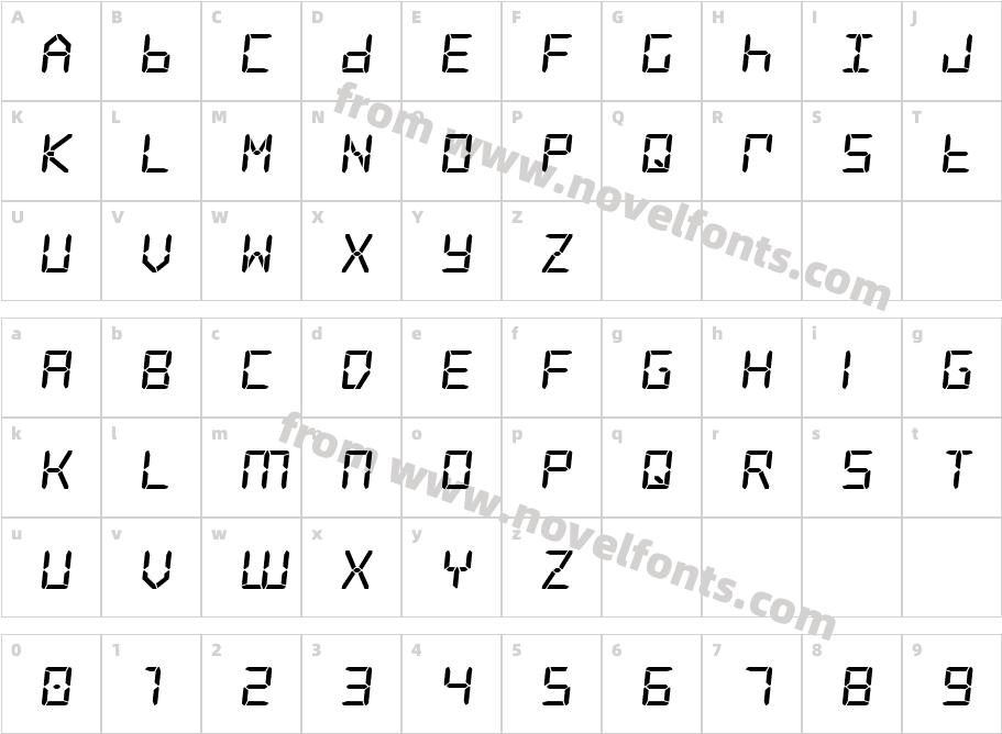 Frozen Crystal ExpandedCharacter Map