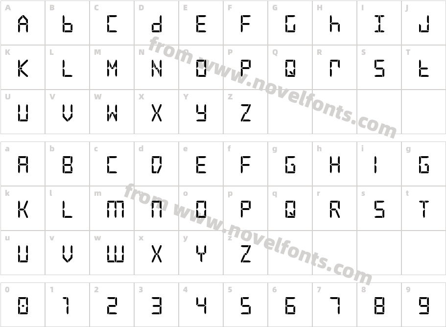 Frozen Crystal StraightCharacter Map