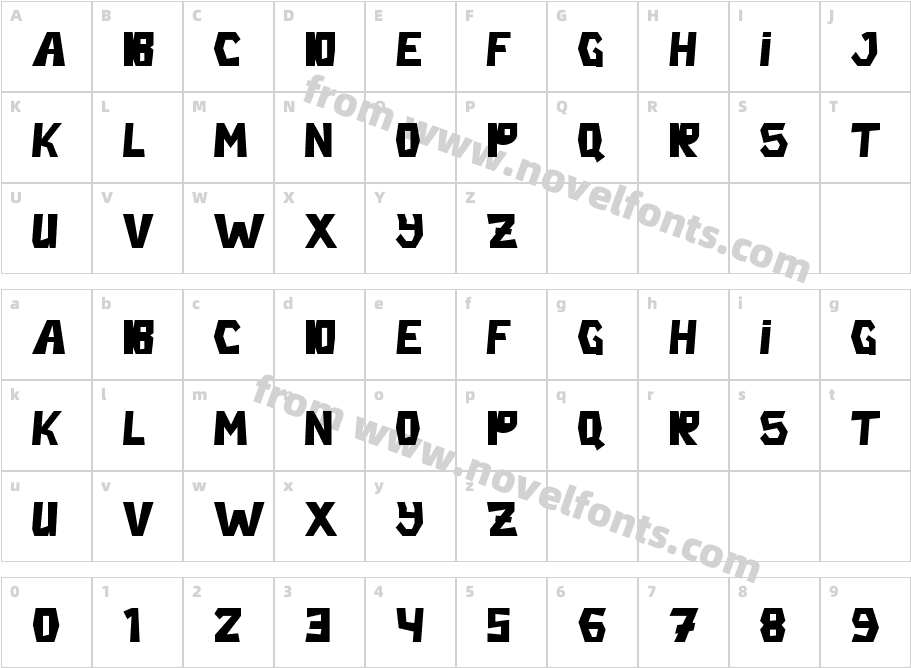 Fun Zone - Personal UseCharacter Map