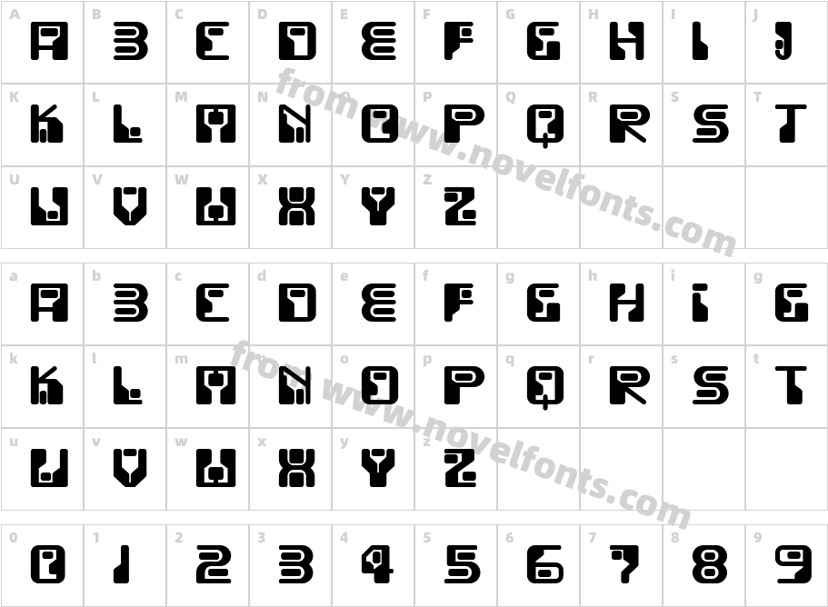 Funky Rundkopf NFCharacter Map