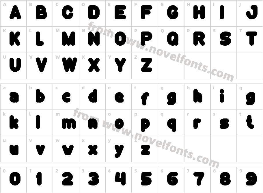 Funny And CuteCharacter Map