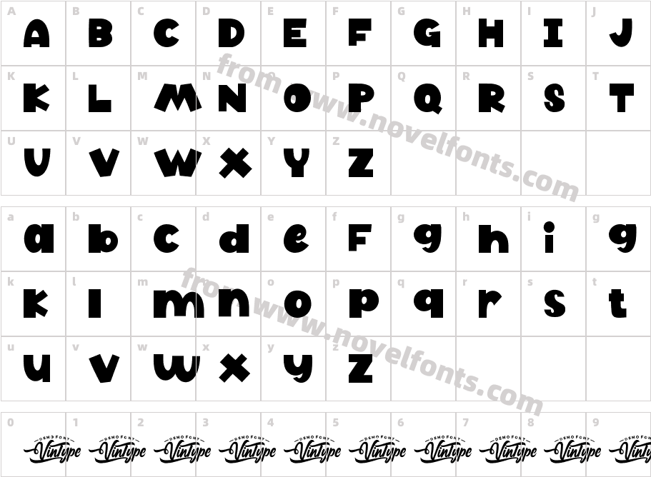 FunnyToonDemoRegularCharacter Map