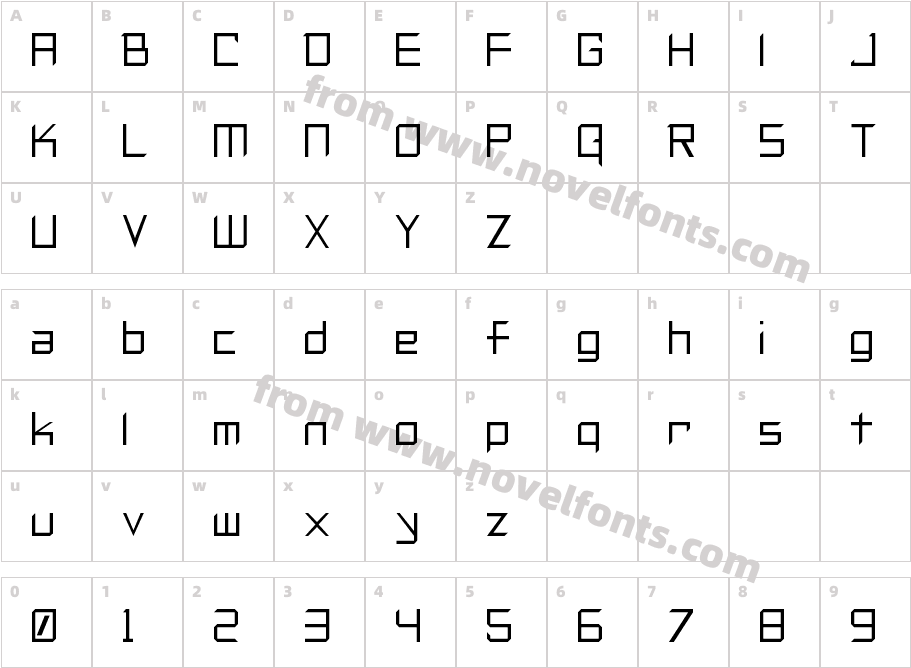 FurmaniteCharacter Map