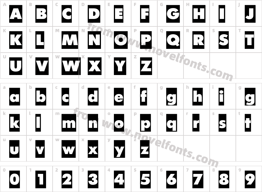 FuturaFuturisXCameoCCharacter Map