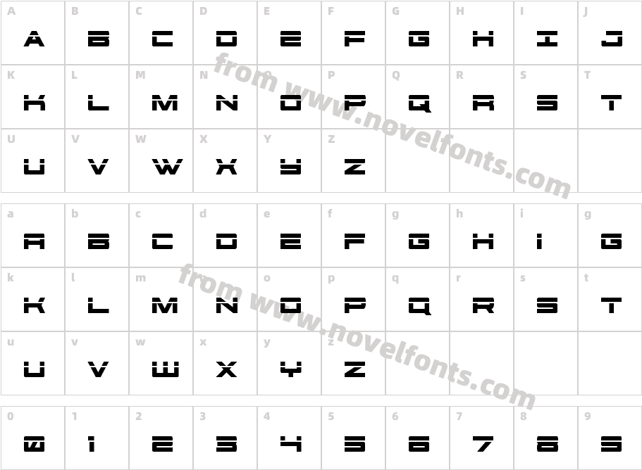 Future Forces LaserCharacter Map