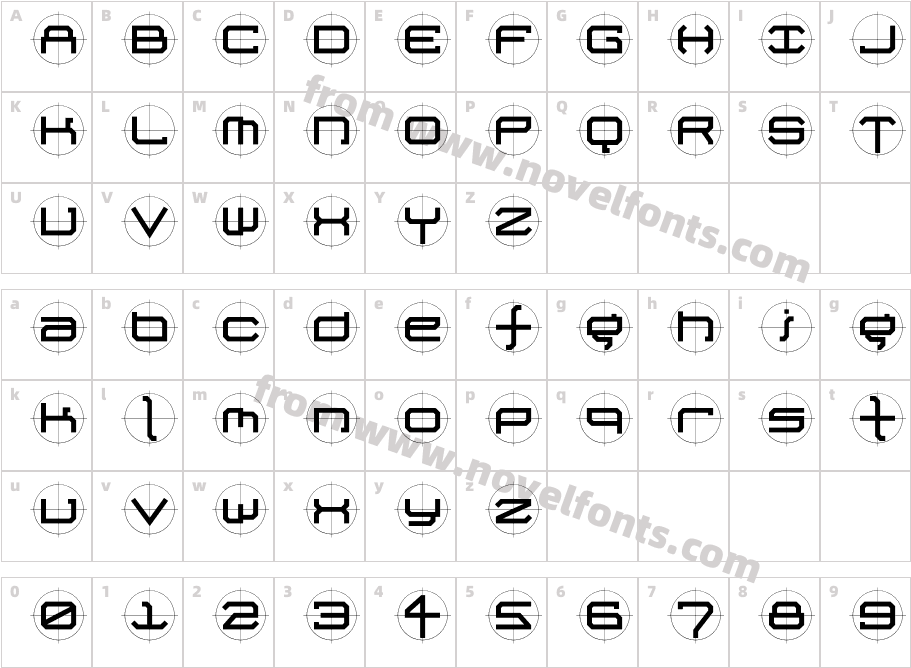 FutureKill-BoldCharacter Map