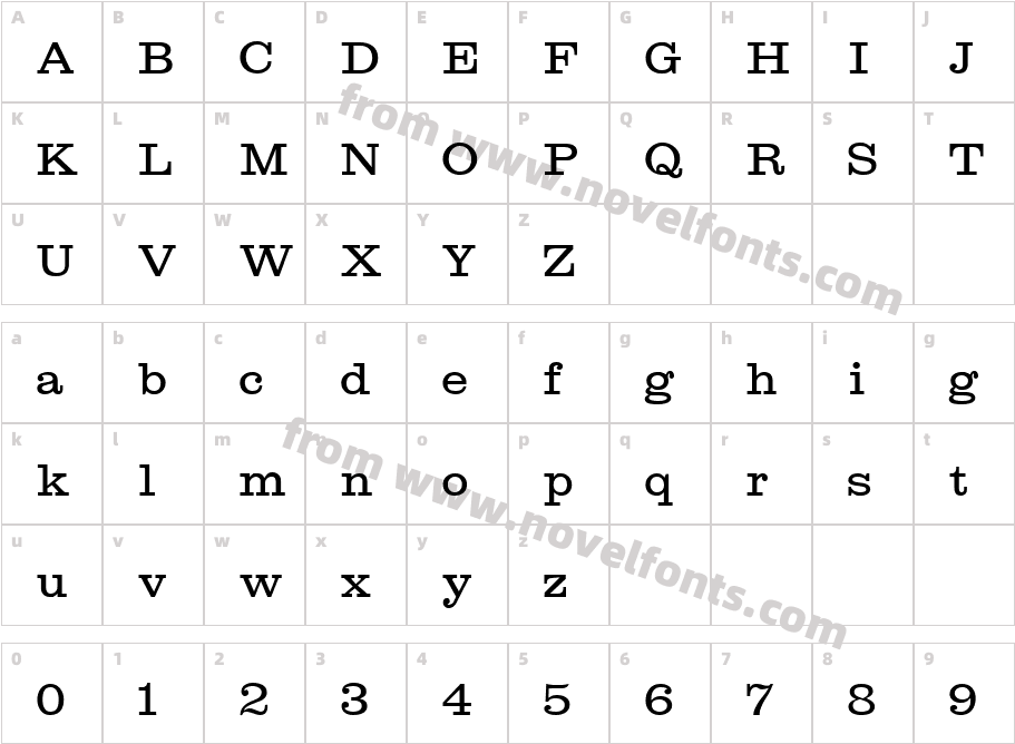 Cleartone NormalCharacter Map