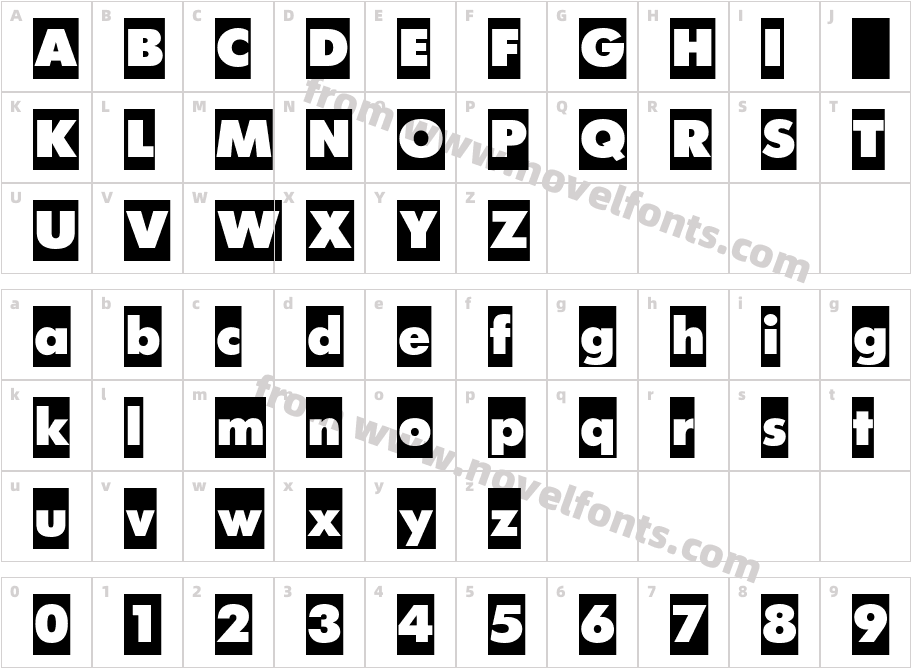 FuturisCameoCCharacter Map