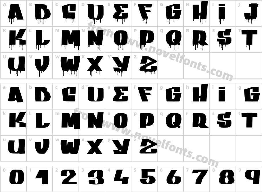 GANG BANG CRIMECharacter Map