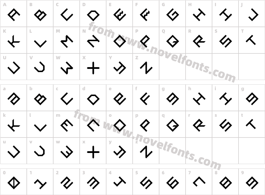 GENERALCharacter Map