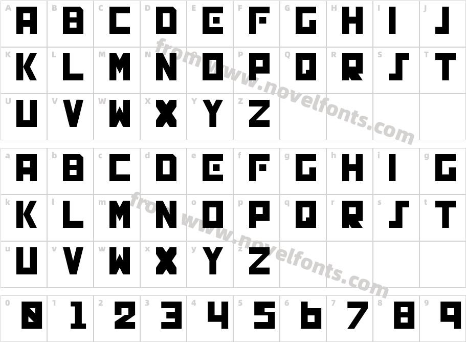 GENOCIDECharacter Map