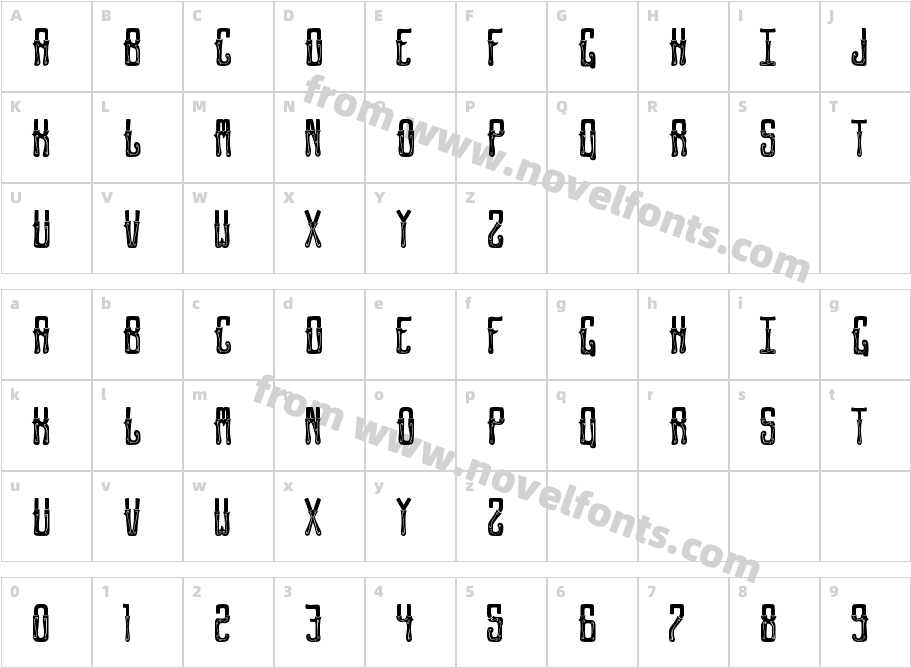 GENTLEMAN CLOWN FULLCharacter Map