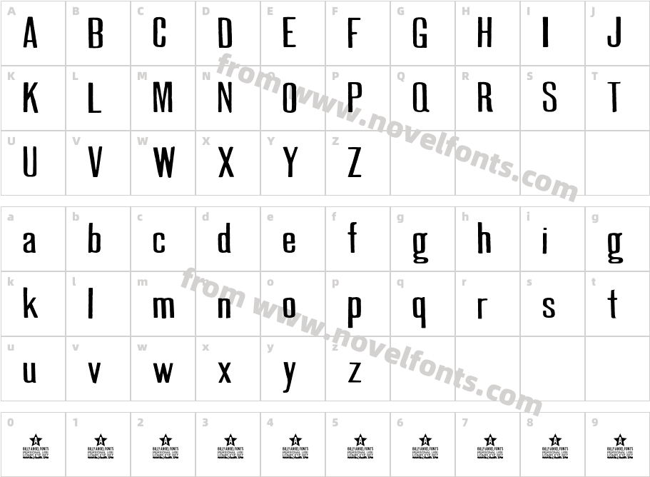 GOODNEWSPERSONALUSECharacter Map