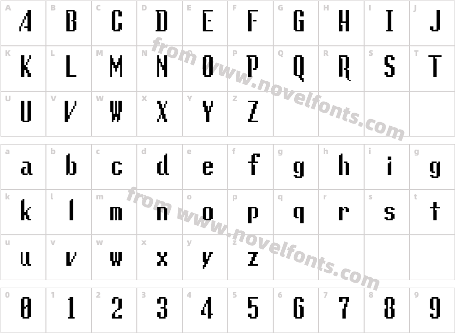 GaiatypeCharacter Map