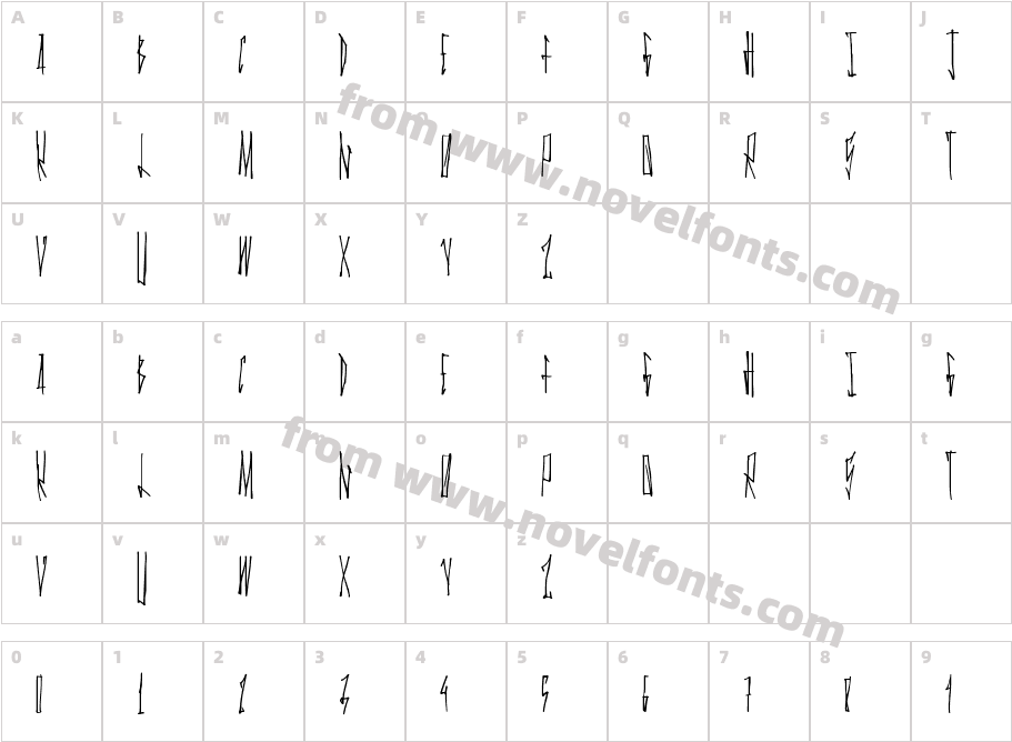 GanstaWalkCharacter Map